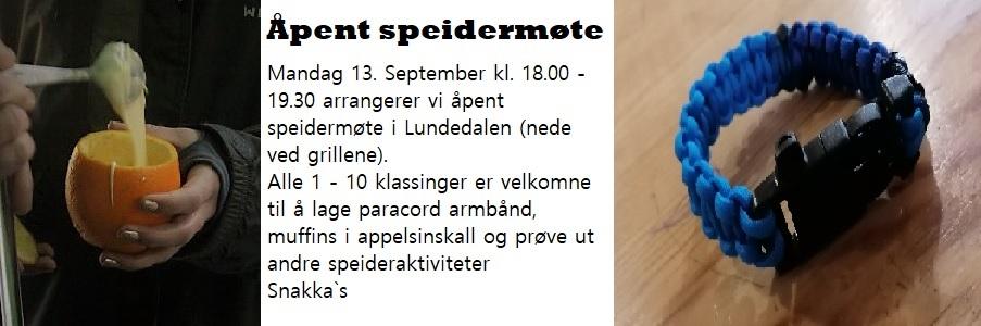 Åpent speidermøte