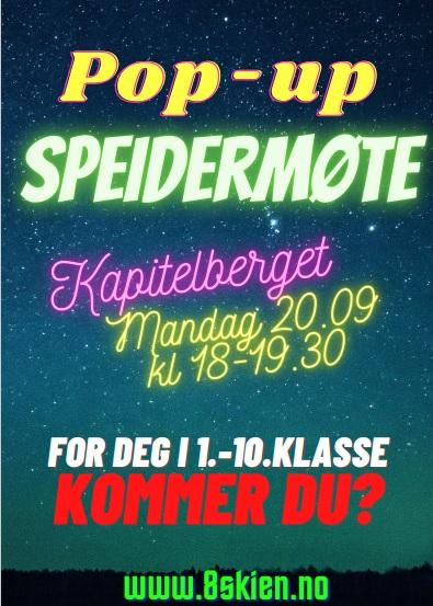 Åpent speidermøte på Kapitelberget